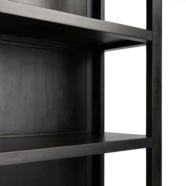 Home Fashion Wimberley Bookcase Worn Black By Four Hands