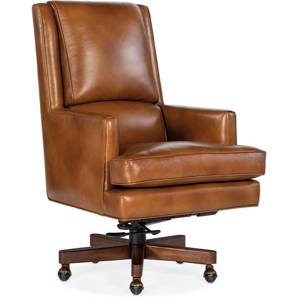 home fashion Wright Executive Swivel Tilt Leather Chair Voyage Cedar