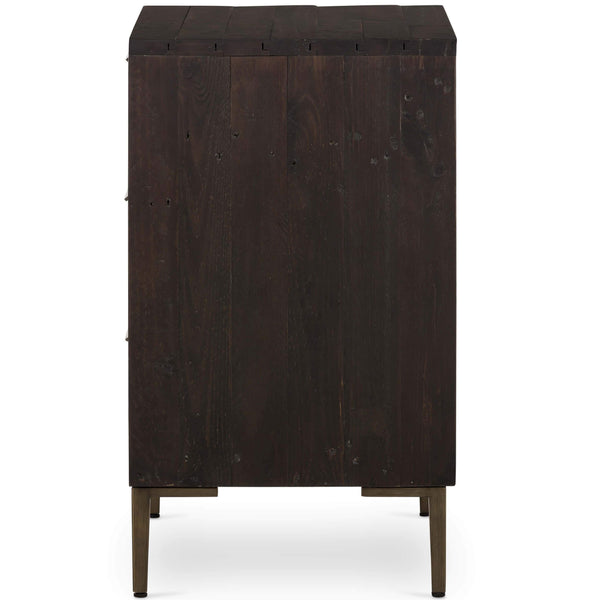 Home Fashion Wyeth 3 Drawer Dresser Dark Carbon By Four Hands