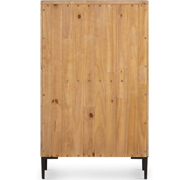 Home Fashion Wyeth 5 Drawer Dresser Rustic Sandalwood By Four Hands