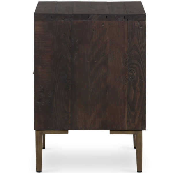 Home Fashion Wyeth Nightstand Dark Carbon By Four Hands