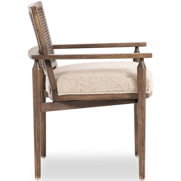 Home Fashion Xavier Dining Arm Chair Hasselt Taupe By Four Hands