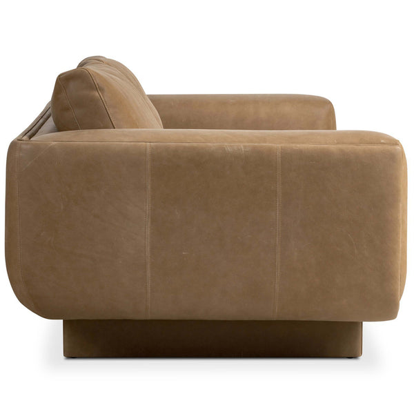 Home Fashion Yann Leather Sofa Palermo Drift By Four Hands