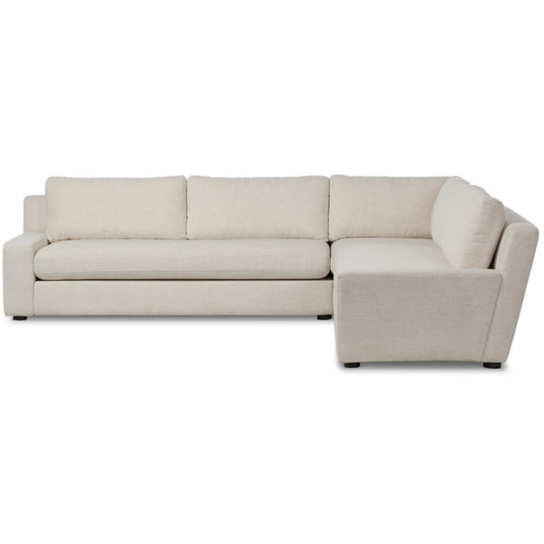 Home Fashion Yelena 3 Piece Sectional Nomad Snow By Four Hands