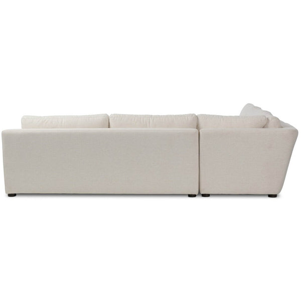 Home Fashion Yelena 3 Piece Sectional Nomad Snow By Four Hands