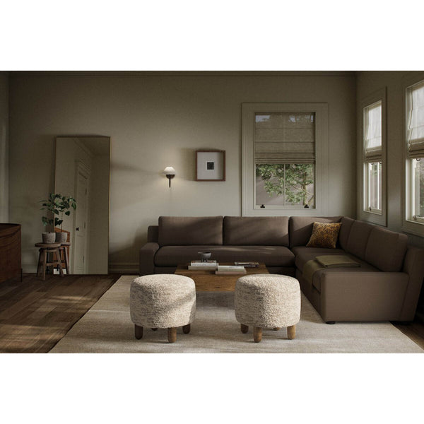 Home Fashion Yelena 3 Piece Sectional Savoy Coffee By Four Hands