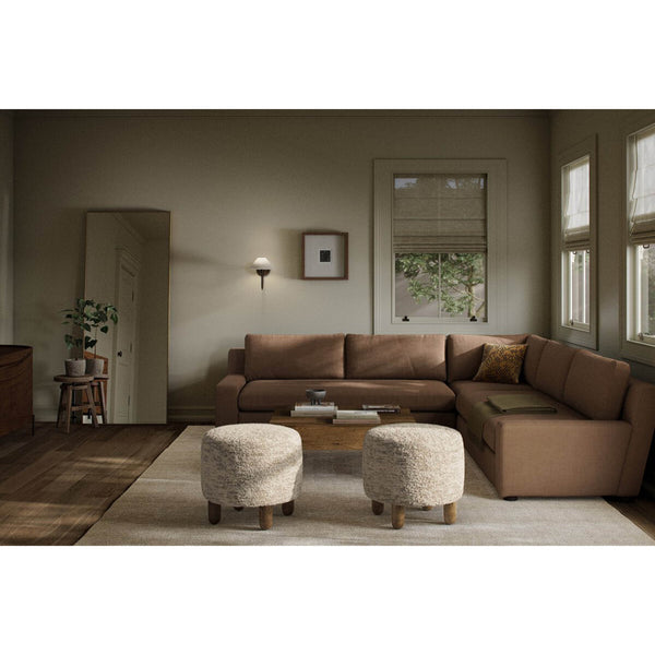 Home Fashion Yelena 3 Piece Sectional Savoy Ochre By Four Hands