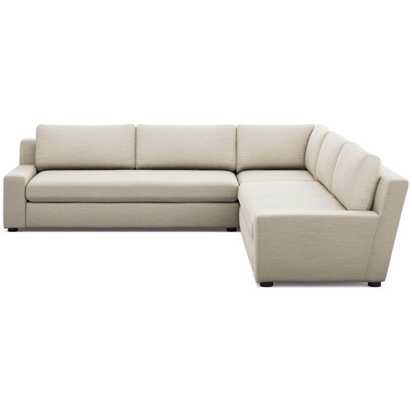 home fashion Yelena 3 Piece Sectional Savoy Parchment by Four Hands
