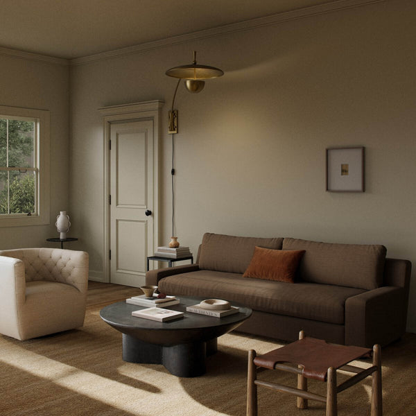 Home Fashion Yelena Sofa Nomad Mushroom By Four Hands