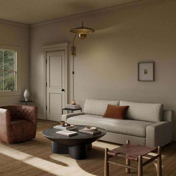 Home Fashion Yelena Sofa Savoy Parchment By Four Hands