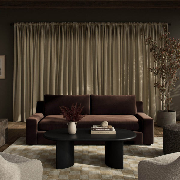 Home Fashion Yelena Sofa Surrey Cocoa By Four Hands