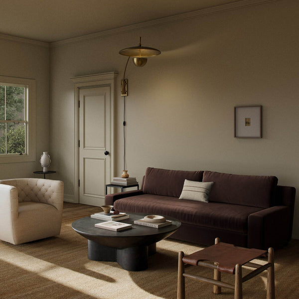 Home Fashion Yelena Sofa Surrey Cocoa By Four Hands