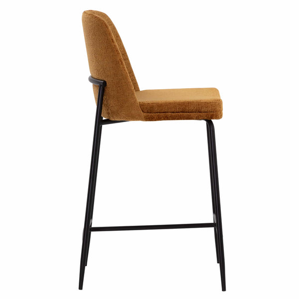 Home Fashion Zeke Counter Stool Bergen Marmalade/Black