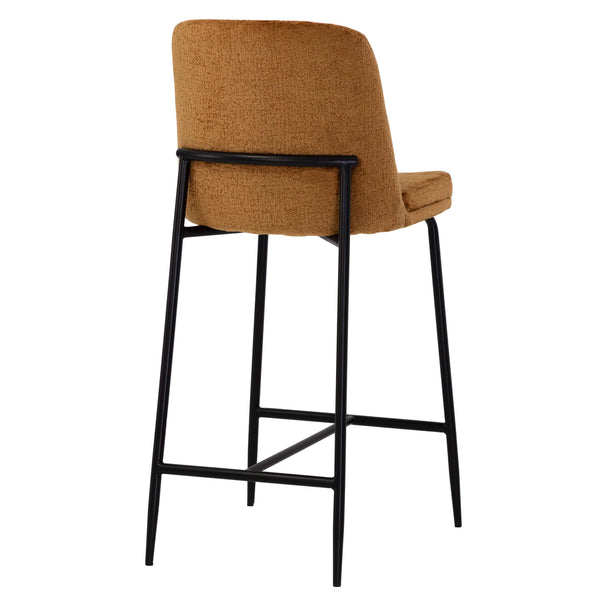 Home Fashion Zeke Counter Stool Bergen Marmalade/Black