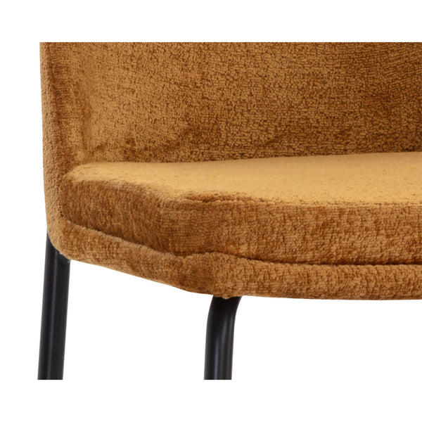 Home Fashion Zeke Counter Stool Bergen Marmalade/Black