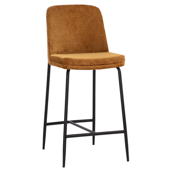 home fashion Zeke Counter Stool Bergen Marmalade/Black