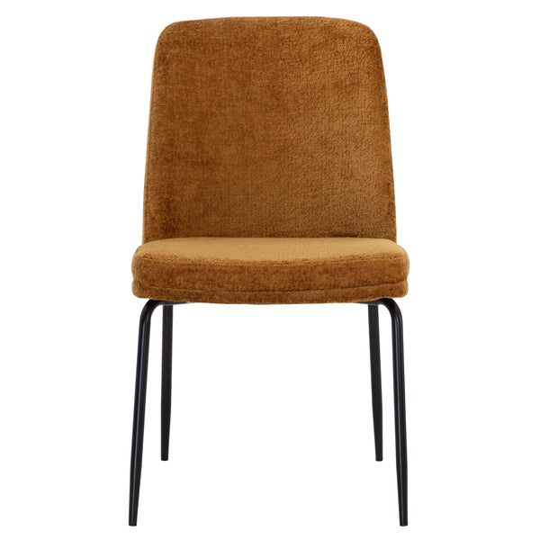 Home Fashion Zeke Dining Chair Bergen Marmalade/Black Set Of 2