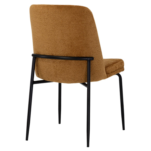 Home Fashion Zeke Dining Chair Bergen Marmalade/Black Set Of 2