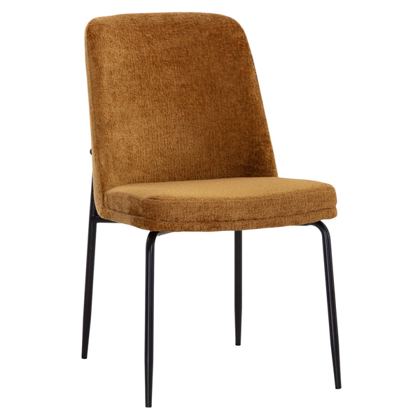 home fashion Zeke Dining Chair Bergen Marmalade/Black Set of 2