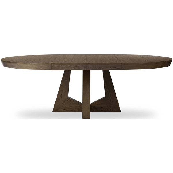 Home Fashion Zelda Extension Dining Table Fawn Oak By Four Hands