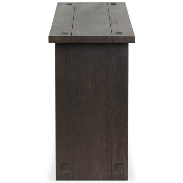 Home Fashion Zeno Console Table Smoked Black By Four Hands