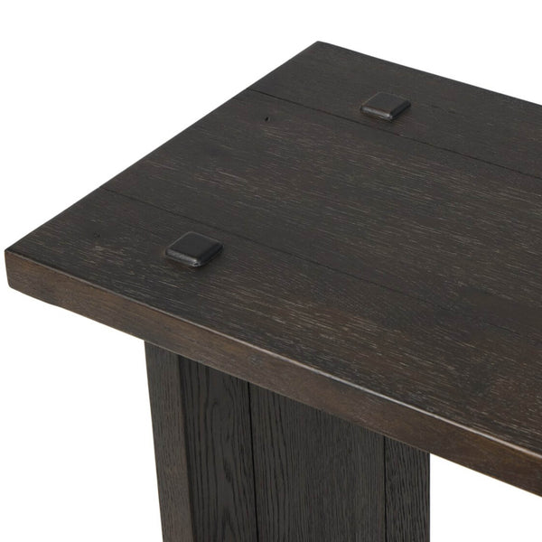 Home Fashion Zeno Console Table Smoked Black By Four Hands