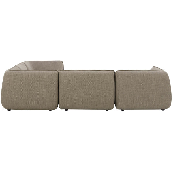 Home Fashion Zeppelin Classic L Modular Sectional Speckled Pumice
