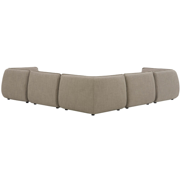 Home Fashion Zeppelin Classic L Modular Sectional Speckled Pumice