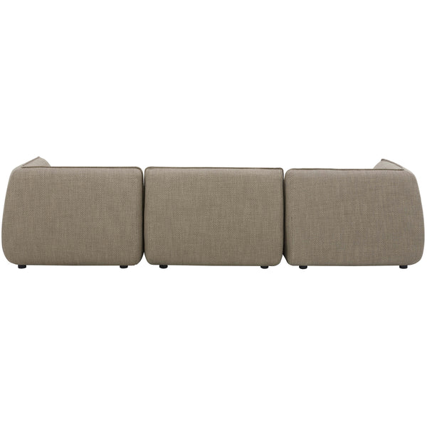 Home Fashion Zeppelin Lounge Modular Sectional Speckled Pumice