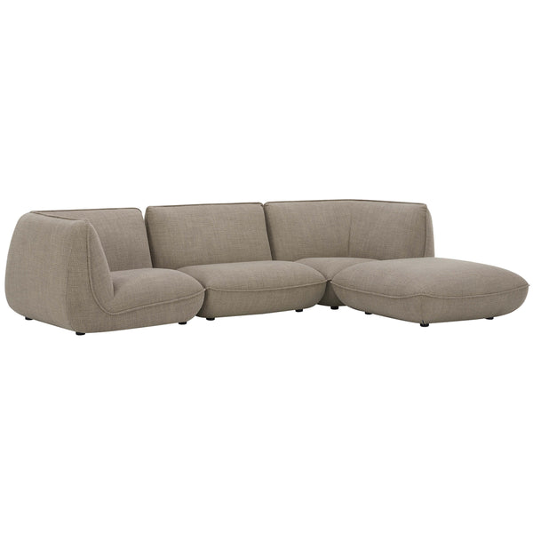 home fashion Zeppelin Lounge Modular Sectional Speckled Pumice