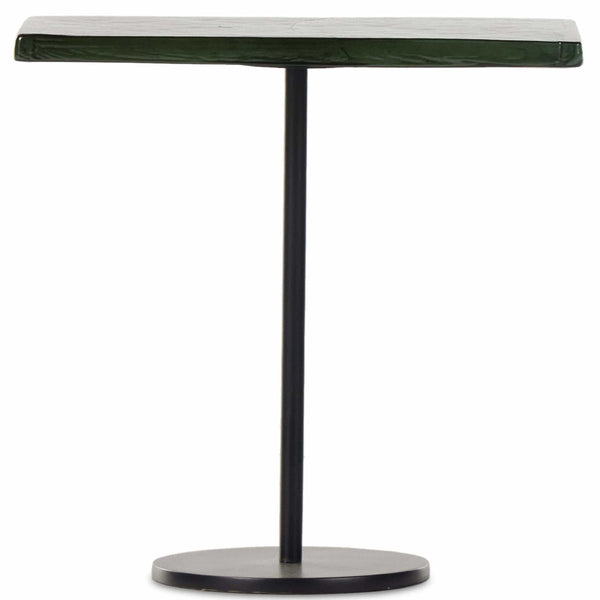 Home Fashion Zevon End Table Moss Cast Glass By Four Hands