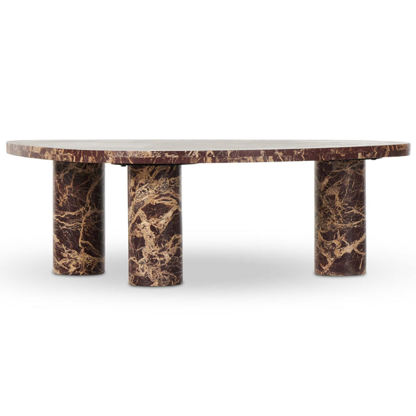 home fashion Zion Large Coffee Table Merlot by Four Hands