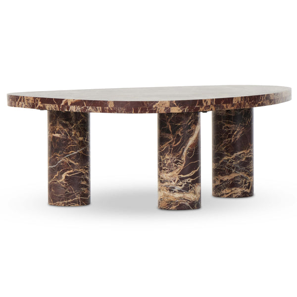 home fashion Zion Small Coffee Table Merlot by Four Hands