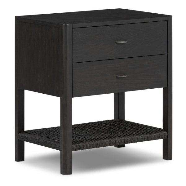 home fashion Zuma Nightstand Smoked Black by Four Hands